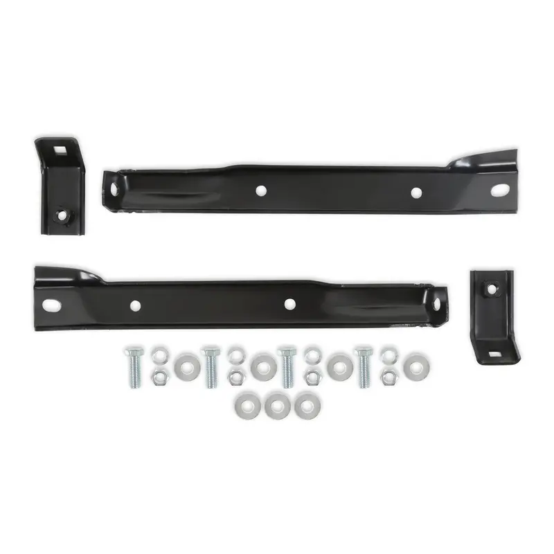 Holley Classic Front Bumper Bracket For Trucks – Black Finish 1