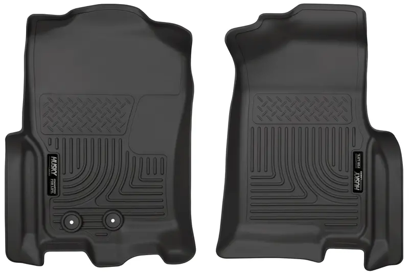 Husky Weatherbeater Floor Liners – Durable All-Weather Protection, Set Of Two 1