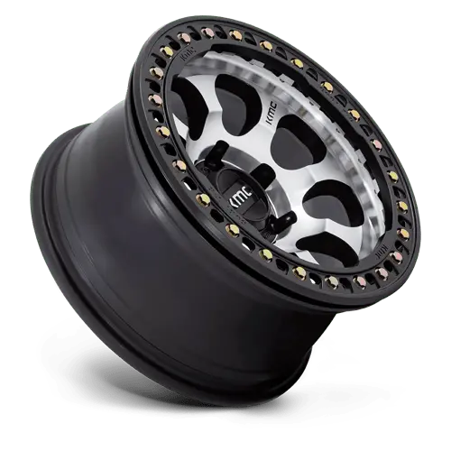 Kmc Km237 Mach-Face Black Alloy Wheel – 17X9", 5X5", -38Mm Offset 1