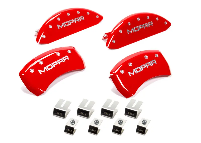 Mgp 12162Smoprd Red Caliper Covers For 2011+ Dodge Challenger 1
