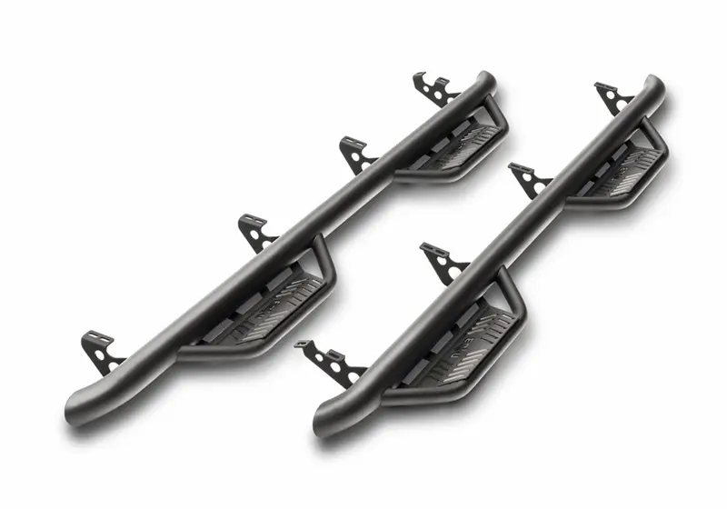 N-Fab Podium Running Boards – Dual-Step, Black Finish For 2015–2016 Silverado/Sierra Hd Double-Cab (Hpc1573Qc-Tx) 1