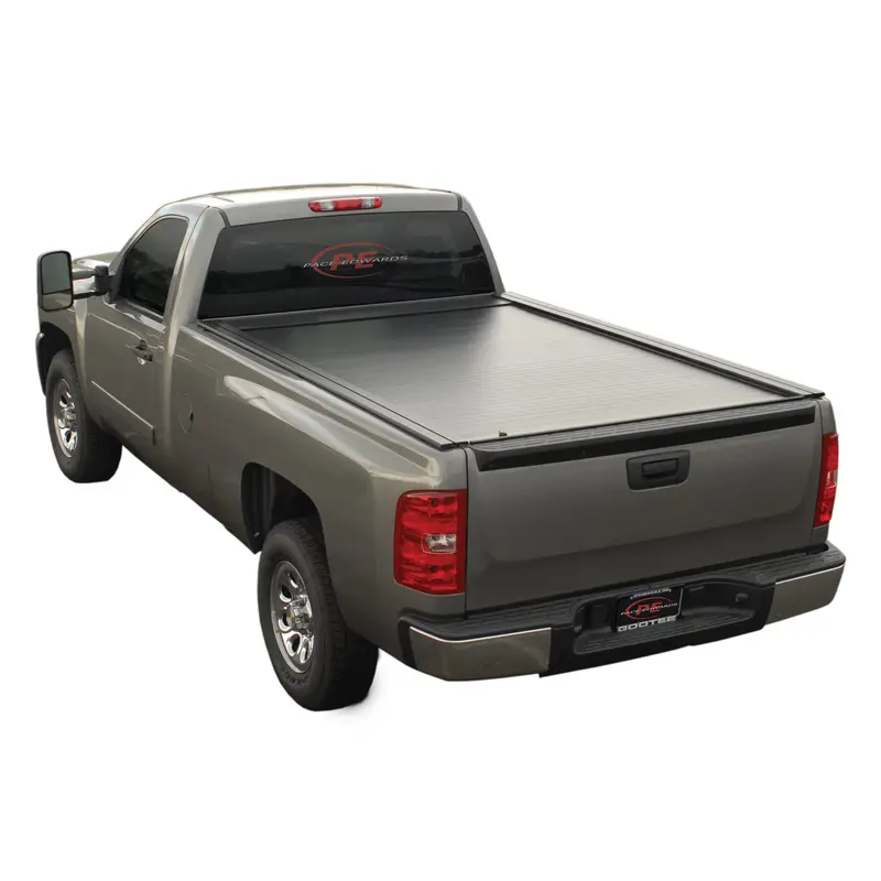 Pace Edwards M-Fmda24A55 Full-Metal Jackrabbit Tonneau Cover – Aluminum, Retractable 1
