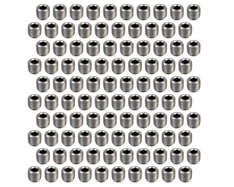 Pioneer Pp-507-100 Pack Of 100 Hex Head 1/4" Npt Pipe Plugs 1