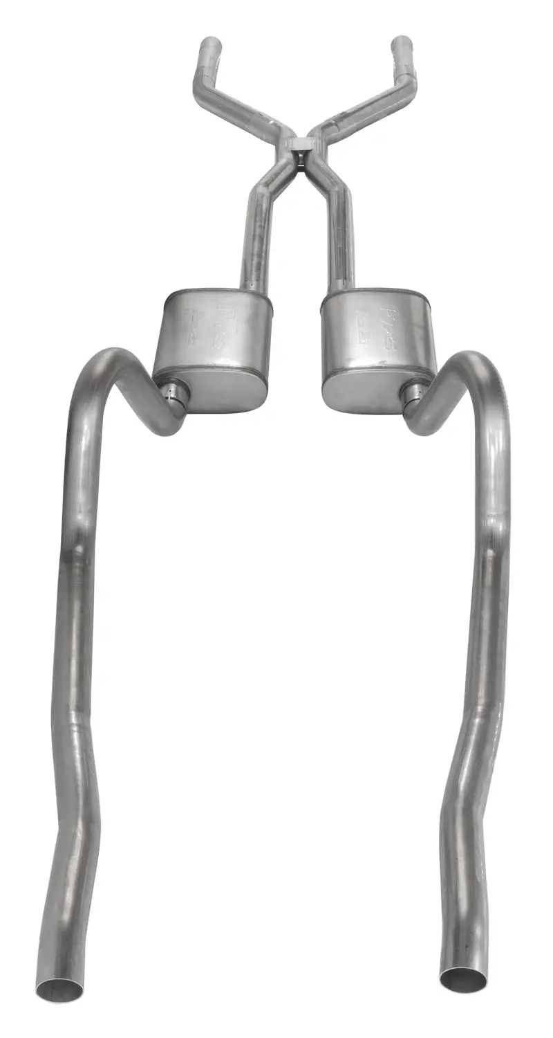 Pypes Performance Exhaust System – H-Pipe, Crossmember-Back Design For 1967–1973 Mopar A-Body 1