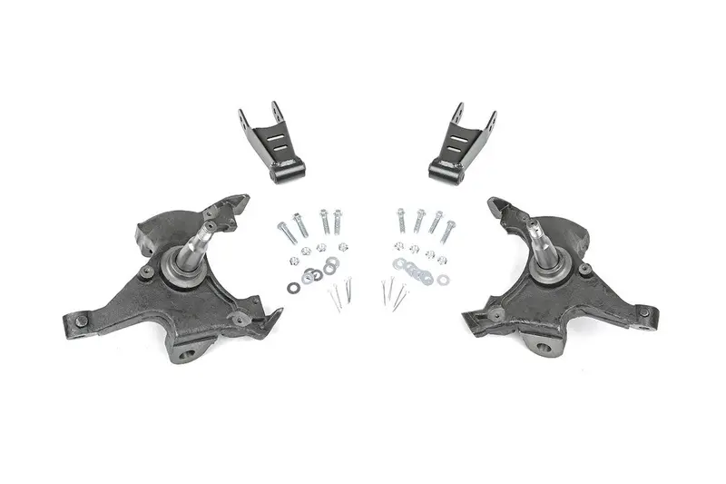 Rough Country 2-Inch Front / 2-Inch Rear Lowering Kit – 1988–1998 Chevy C1500/K1500 1