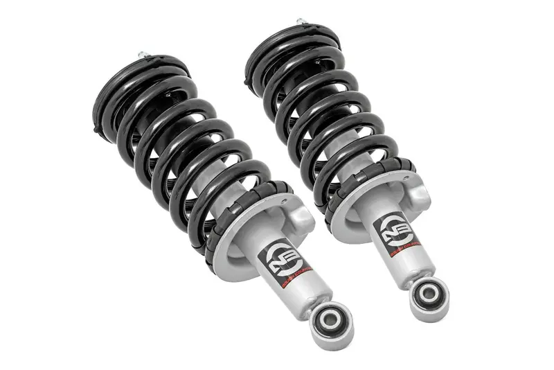 Rough Country 2-Inch Front Leveling Strut Kit (Loaded) For 2004–2015 Nissan Titan 4Wd 1