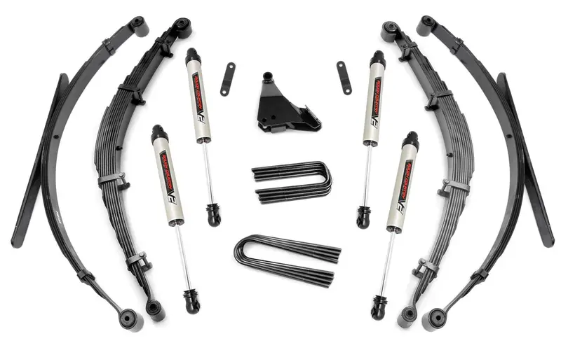 Rough Country 4-Inch Lift Kit With V2 Shocks – Designed For 1999–2004 Ford F-250/F-350 Super Duty Trucks 1