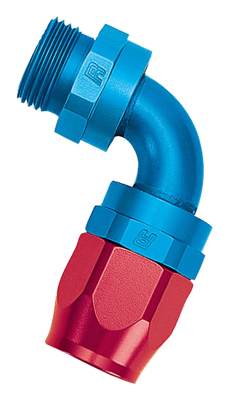 Russell 612470 Full-Flow Radius Port 90° Swivel Hose End – An Fitting 1