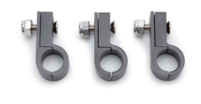 Russell Black Anodized Tubing Clamps – Heavy-Duty 1/2-Inch Hose And Line Fasteners 1