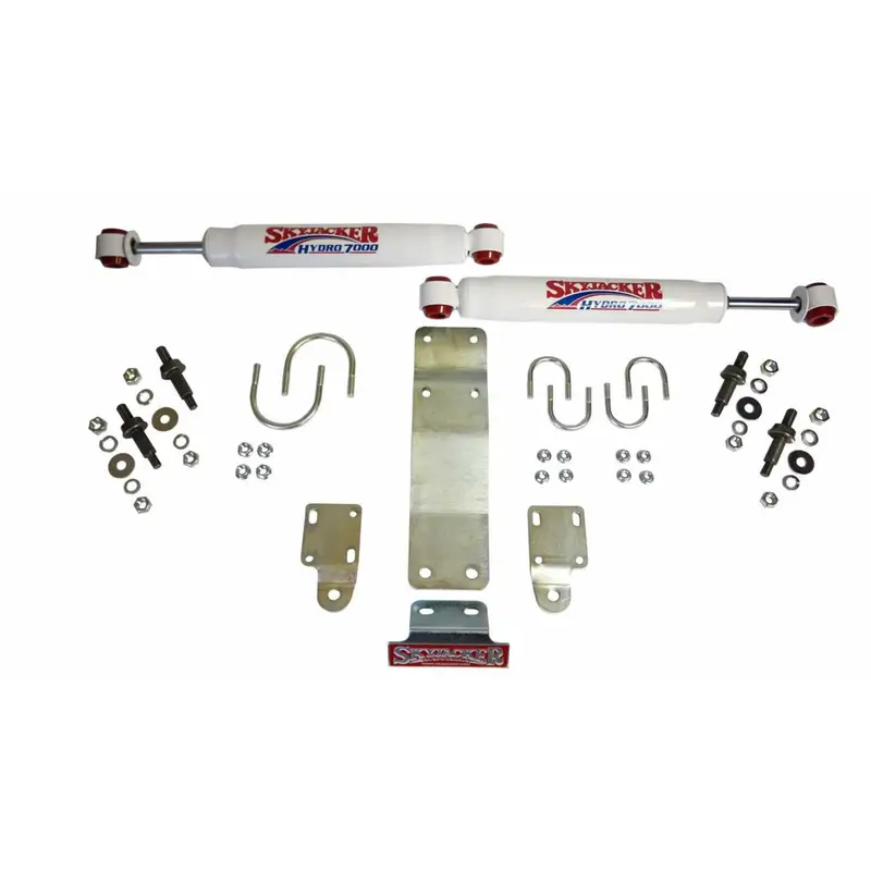Skyjacker Dual Hydro 7000 Steering Stabilizer Kit – Includes Brackets & Hardware (Model 7204) 1
