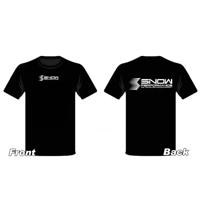 Snow Performance Black Snow T-Shirt With White Logo – Xxxl 1