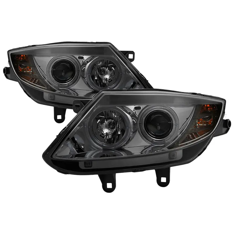 Spyder Auto 5017413 Halo Projector Headlight Assembly With Led Accent Rings 1