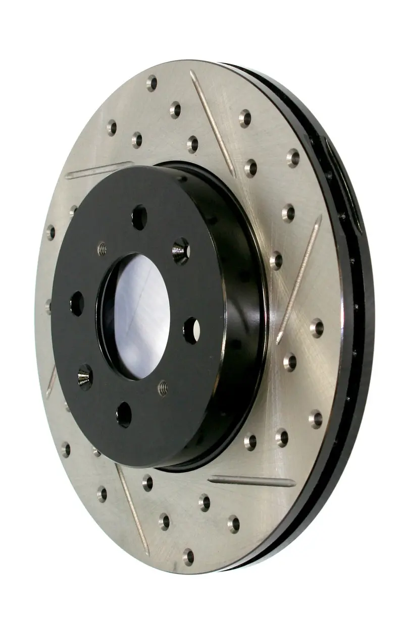 Stoptech Sport Cryo-Treated Brake Rotors – Drilled & Slotted, Model 127.51046Cl 1