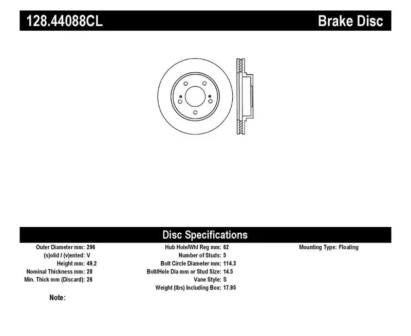 Stoptech Sport Cryo-Treated Cross-Drilled Front Left Brake Rotor – Optimized For Track And Street Use 1