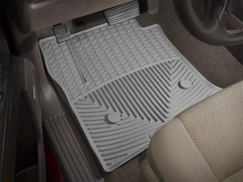 Weathertech All-Weather Front Floor Mats – Gray, Custom-Fit 1