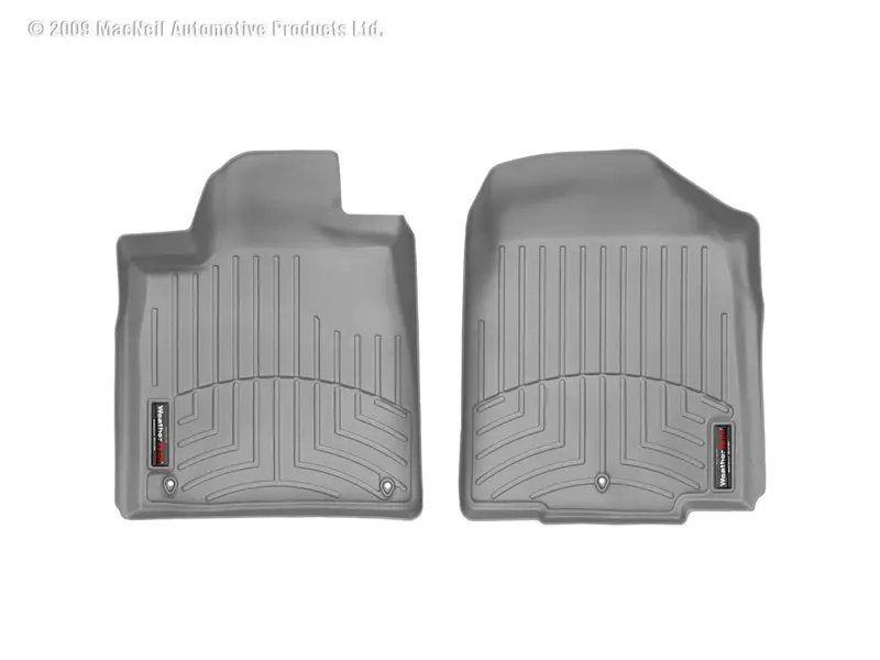 Weathertech Digitalfit Floor Liners – Gray Front Row Custom Trim For All-Weather Protection 1