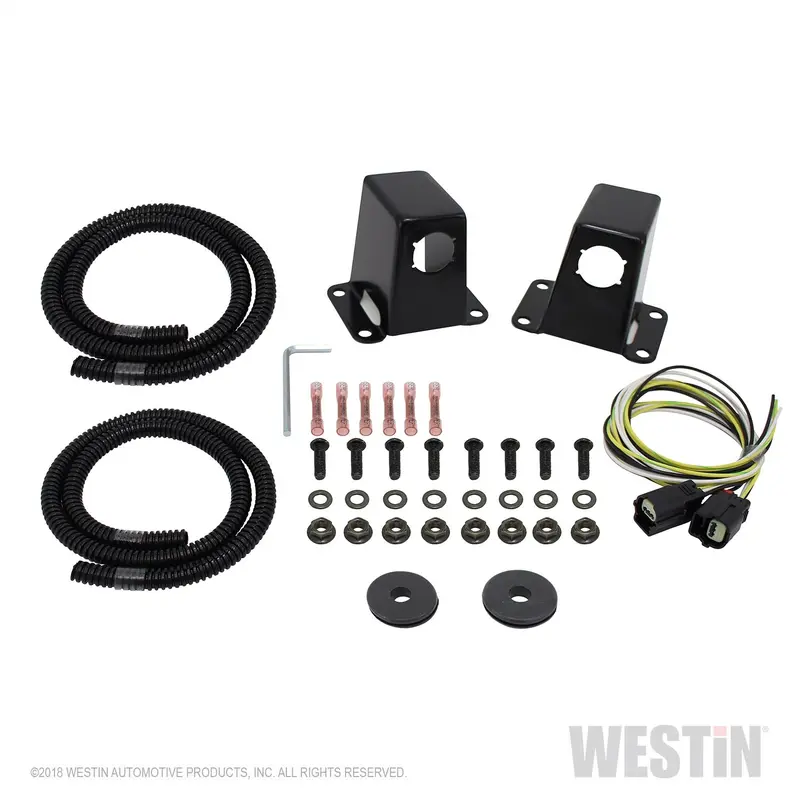 Westin 40-0015S Grille Guard Sensor Relocator – Black, Front-Mount Design 1