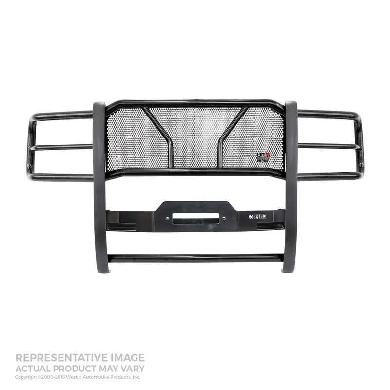 Westin 57-93905 Hdx Black Steel Winch Mount Grille Guard 1