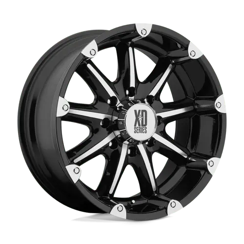 Xd Xd779 20X9 Off-Road Wheel – 5X5", Gloss Black Machined Finish, -12Mm Offset 1