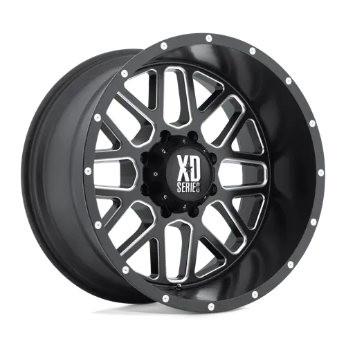 Xd Xd82021250944N 20×12 Satin Black Machined Wheel – 5×5.0, -44Mm Offset 1